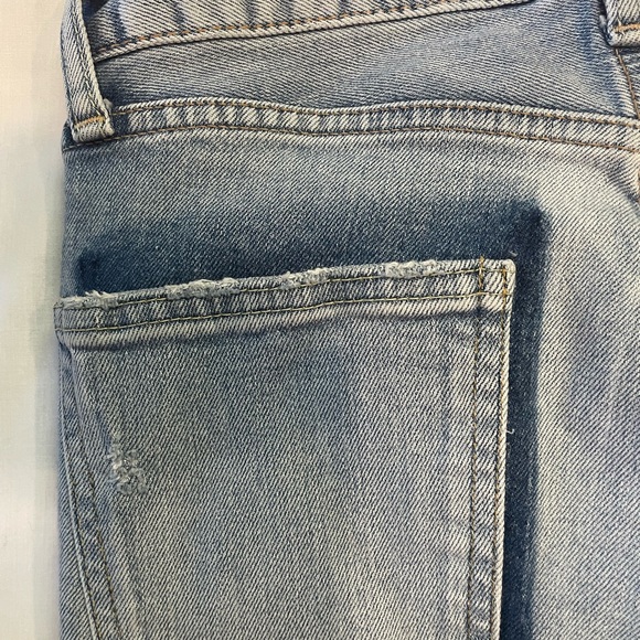 Moussy Vintage Distressed Light Blue Women's Jeans Size 24 - Picture 9 of 15